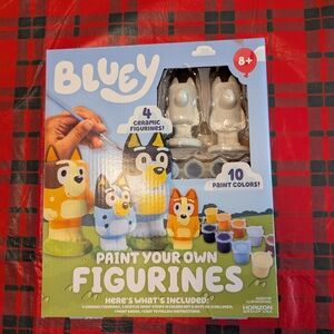 Bluey Paint Your Own Figurines Set - Multicolor
